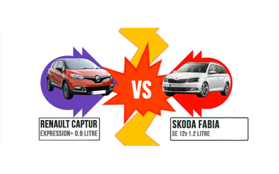 Safe Young & Learner Cars - Renault Captur vs. Skoda Fabia img