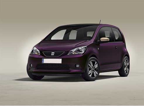 a purple seat mii