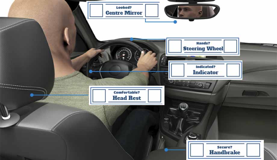 man in car showing where bad habits are