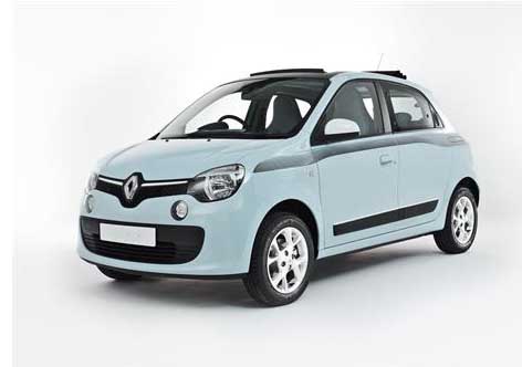 blue renault twingo